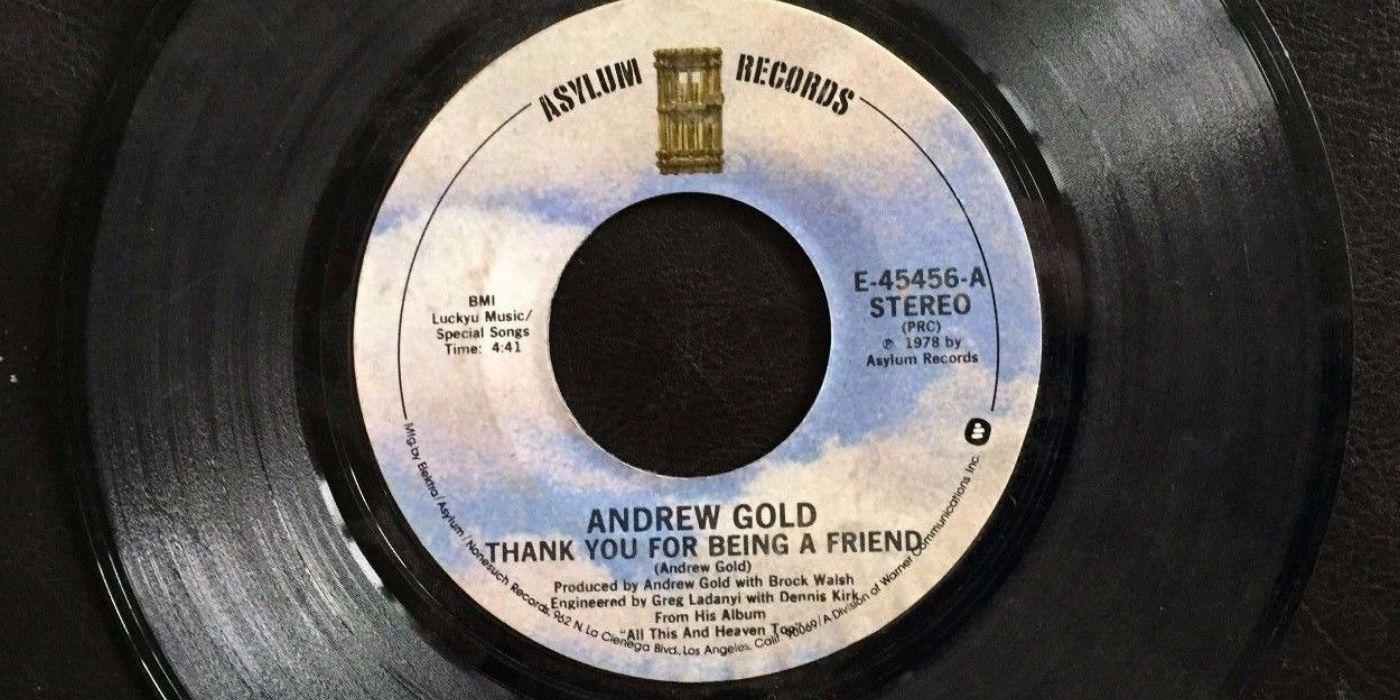 Andrew Gold Thank You For Being a Friend