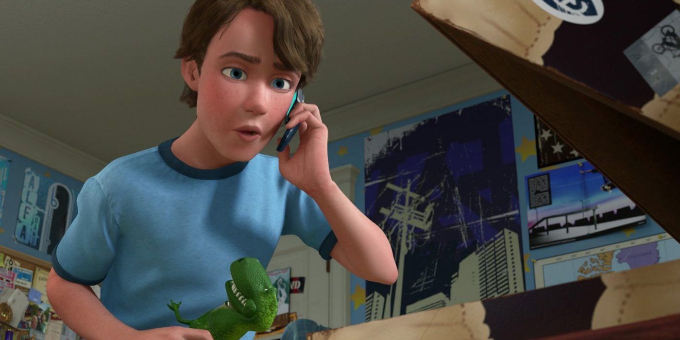 Andy and Rex in Toy Story 3 e1562781000814