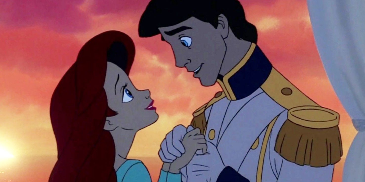 Ariel and Eric in The Little Mermaid 1989