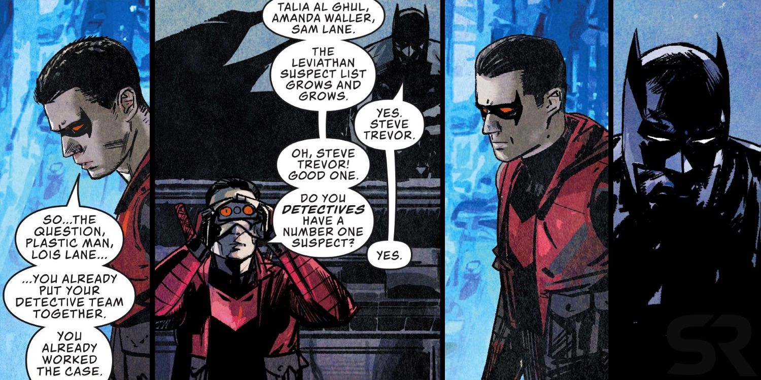 Batman and Red Hood in DC Leviathan Comic
