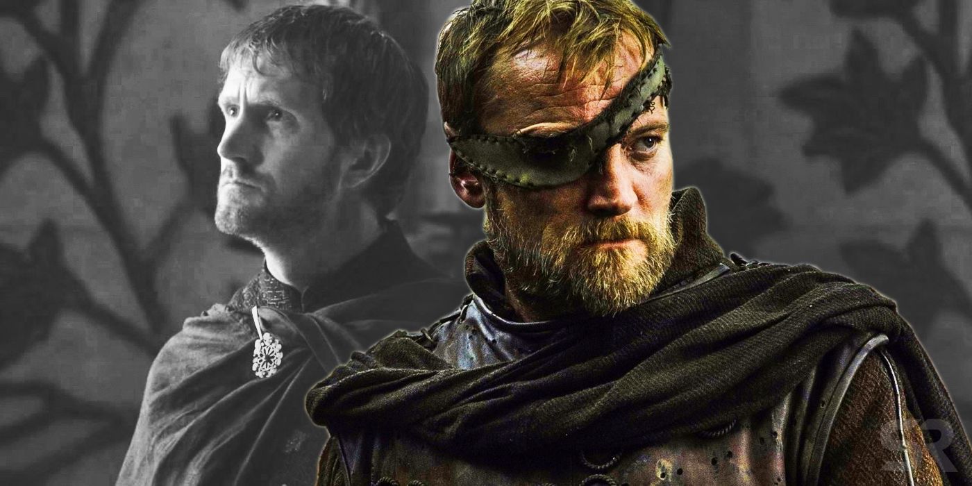 Split image of the two versions of Beric Dondarrion in Game of Thrones