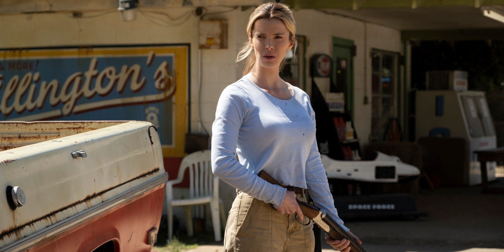 Betty Gilpin in The Hunt movie 2019