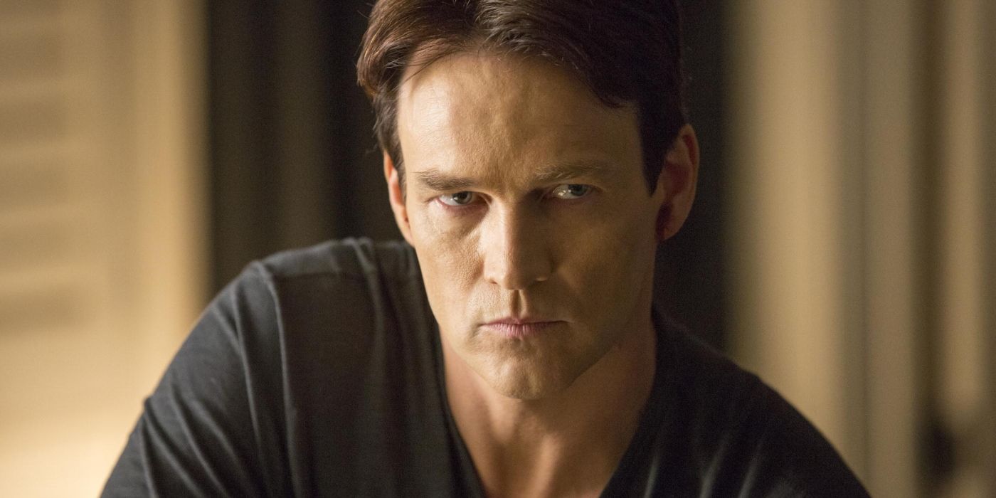 Bill Compton looking serious in True Blood