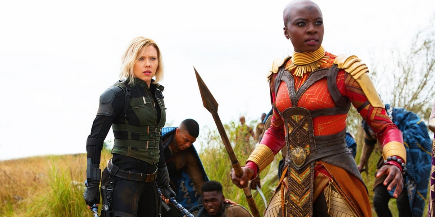 Black Widow teams up with Okoye in Avengers Infinity War