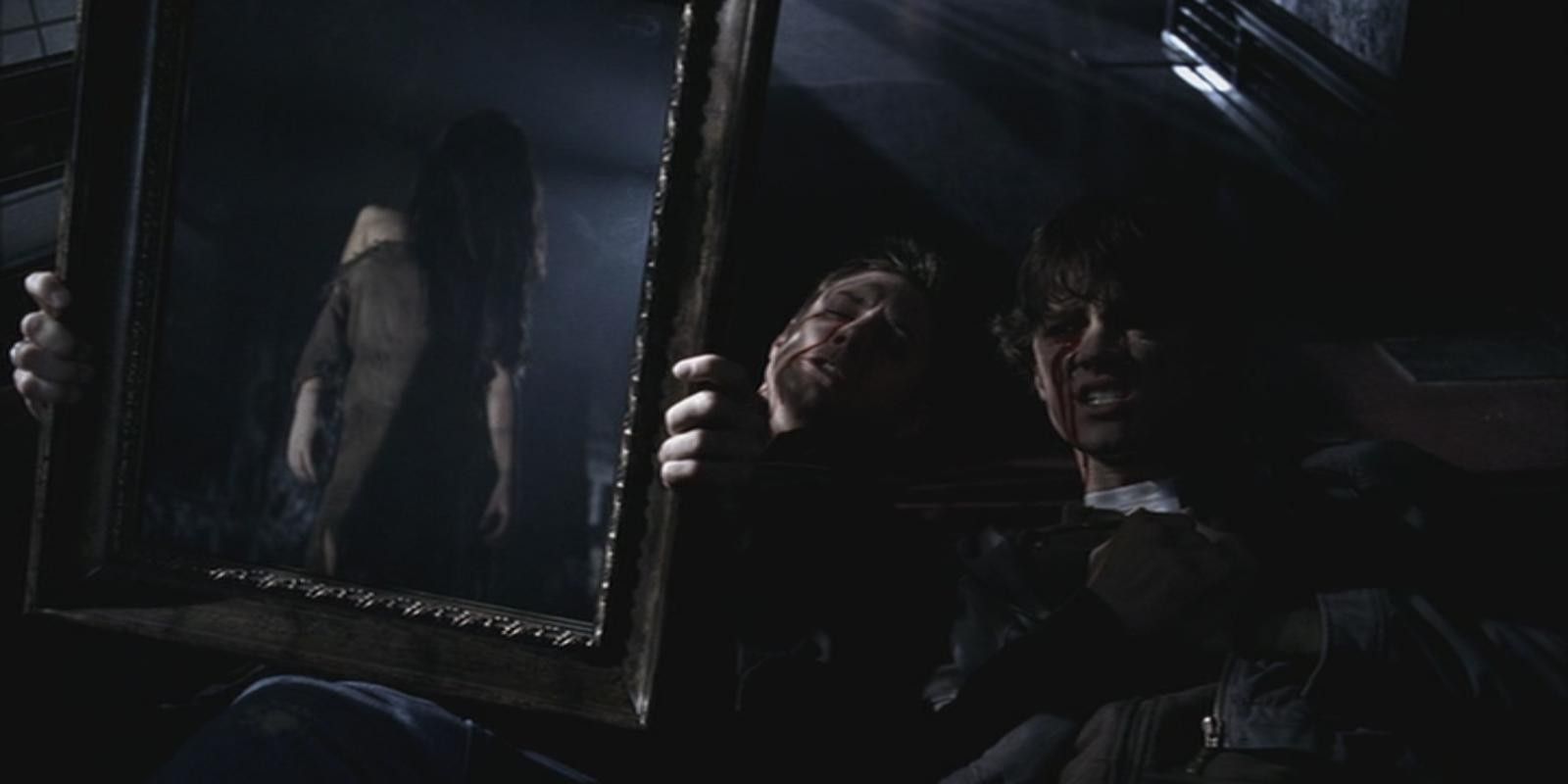 Sam and Dean use a mirror to defeat Bloody Mary