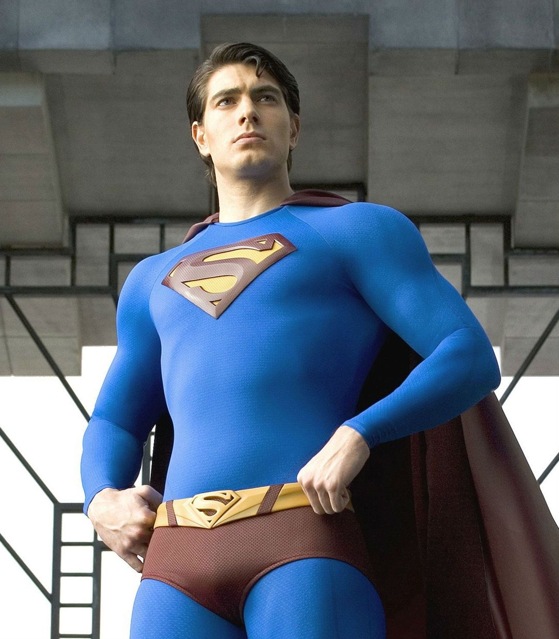 Brandon Routh Superman Returns Pose Vertical