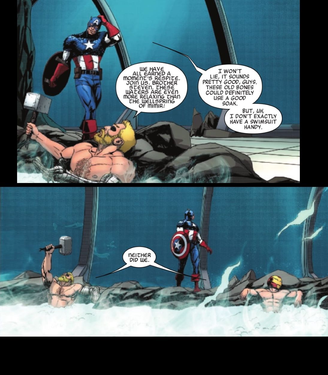 Captain America Jaccuzi Vertical