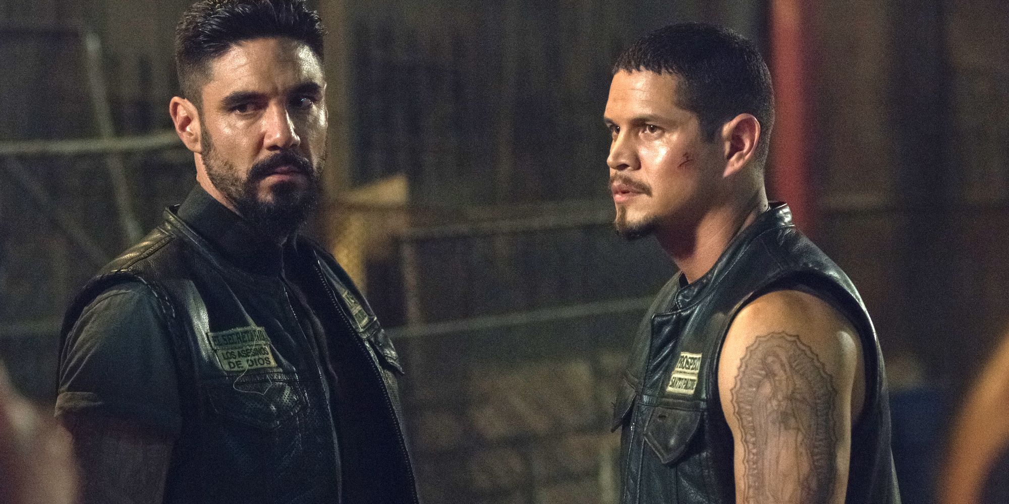 Clayton Cardenas and JD Pardo in Mayans MC Season 1 FX