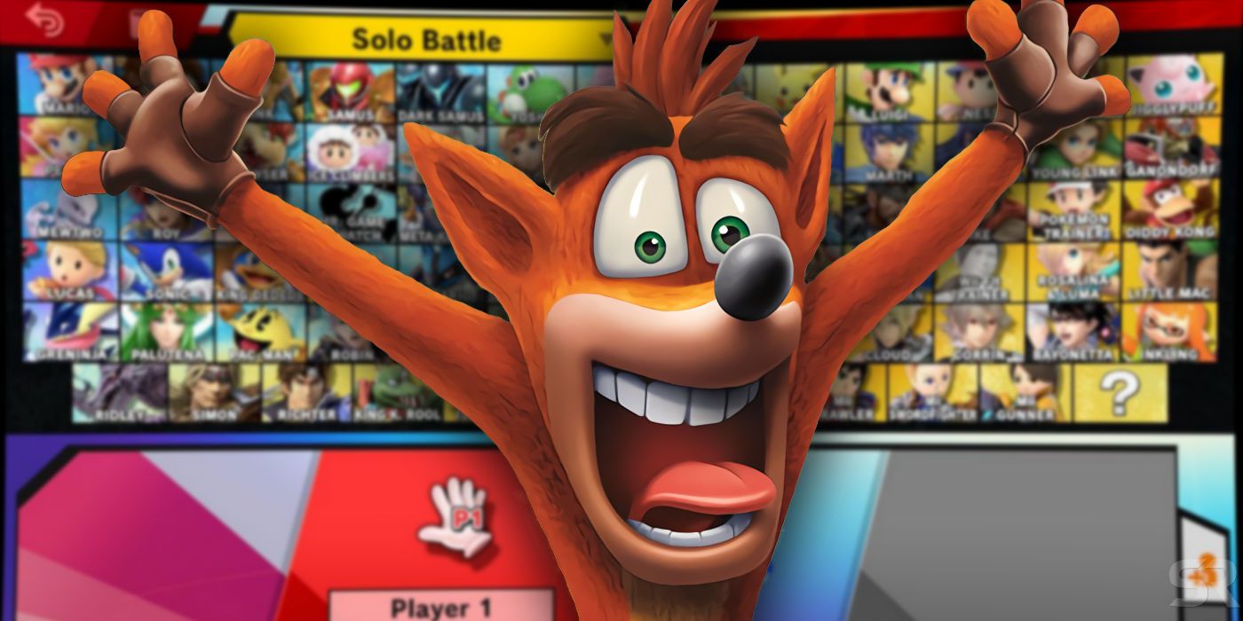 If Crash Bandicoot was in Super Smash Bros. Ultimate!