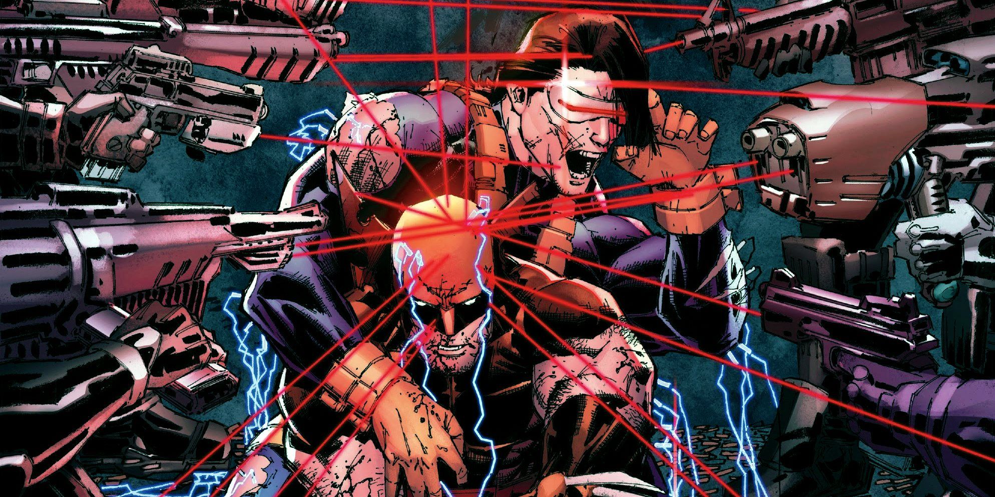 Cyclops y Wolverine X-Men Cómic