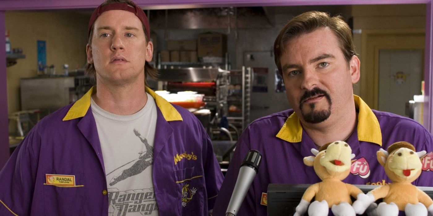 Randal and Dante in the Mooby's restaurant in Clerks II