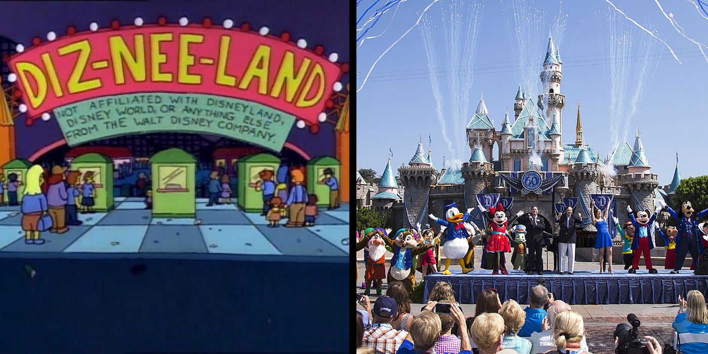 Disneyland in The Simpsons