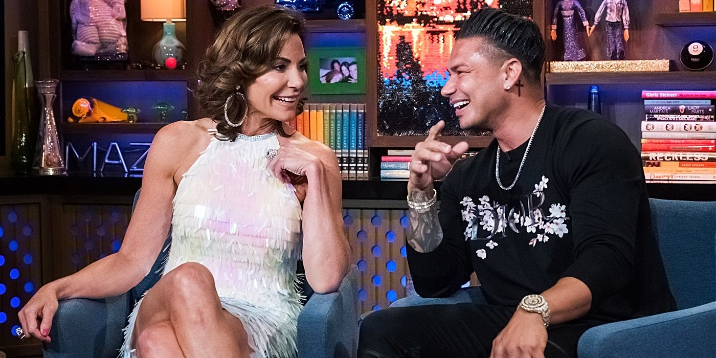 Dj Pauly D and Luann De Lesseps on Watch What Happens Live with Andy Cohen