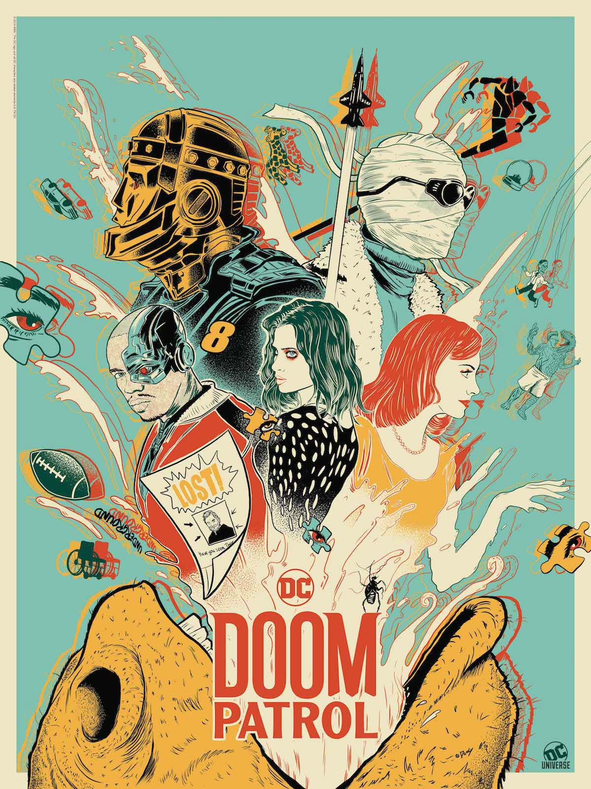 Doom Patrol SDCC Exclusive Poster