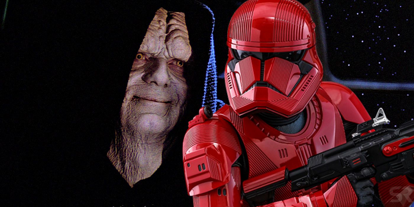 Emperor Palpatine and Star Wars Sith Trooper
