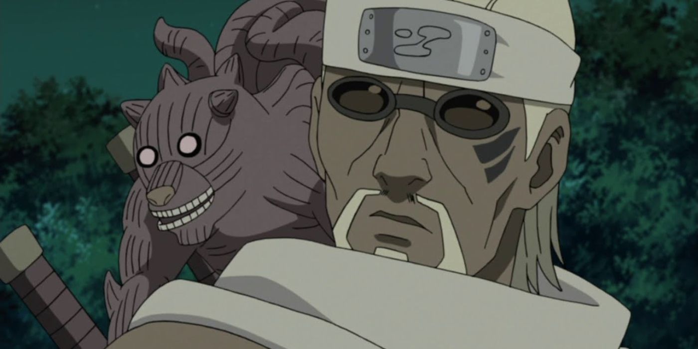 Um close-up de Killer Bee em Naruto Shippuden