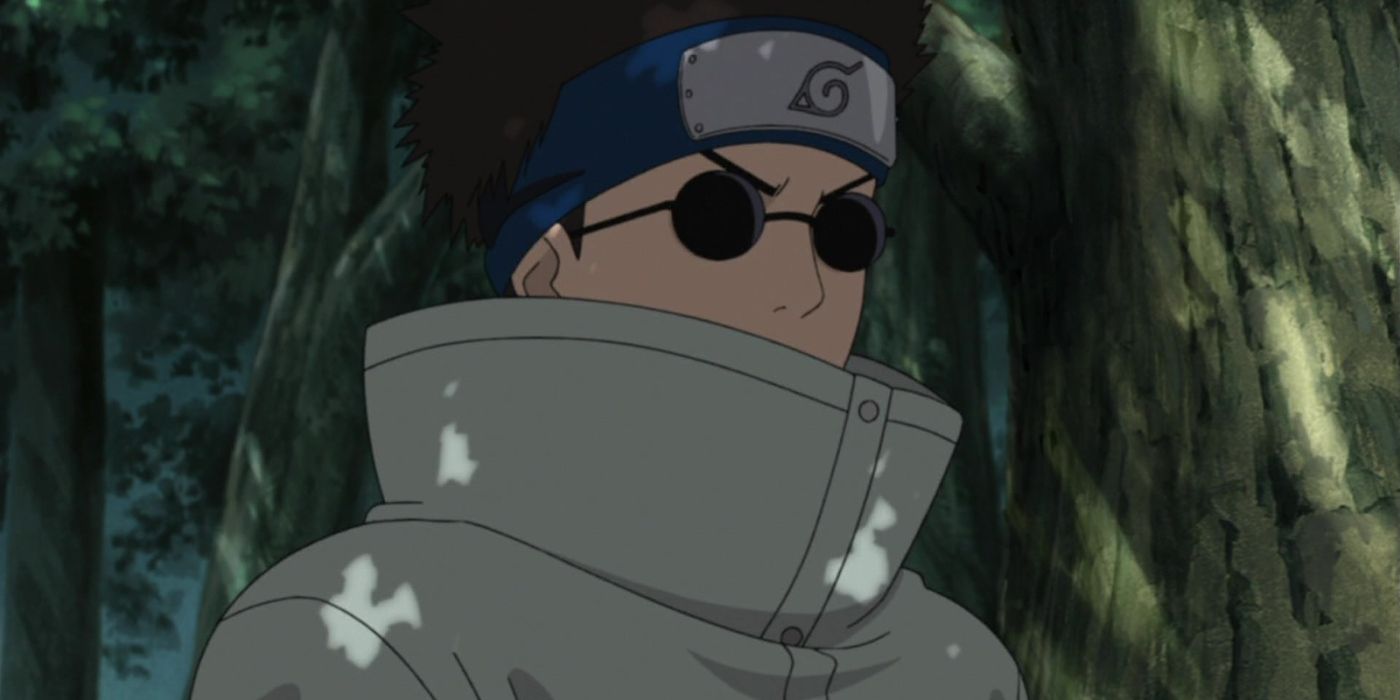 Shino nas sombras em Naruto Shippuden