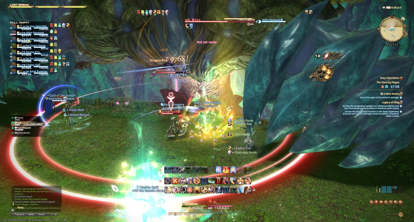 FFXIV Titania Phase Three Giant Adds