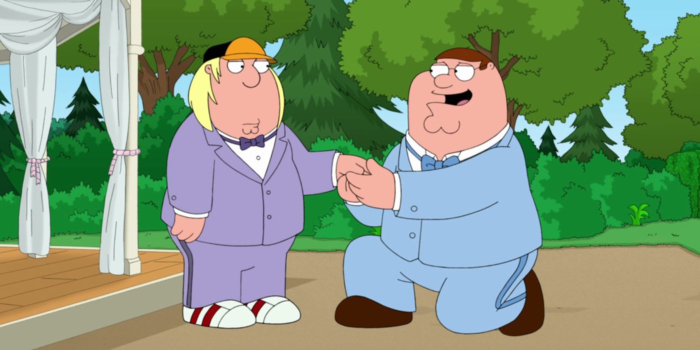 Peter propone a Chris in I Griffin