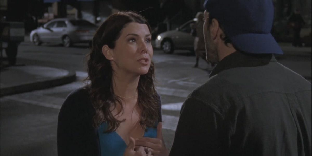 Lorelai talking to Luke in the season 6 finale of Gilmore Girls