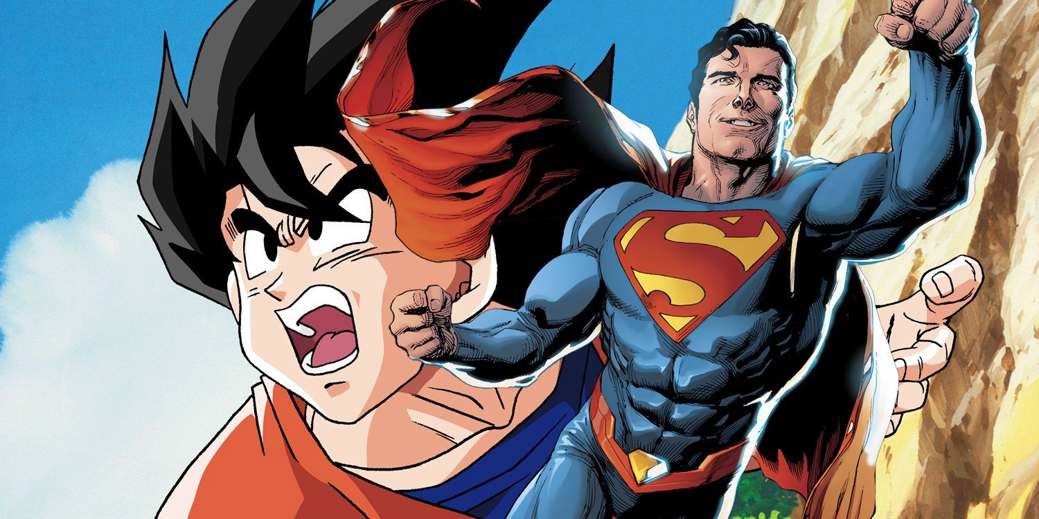 dibujos de goku vs superman