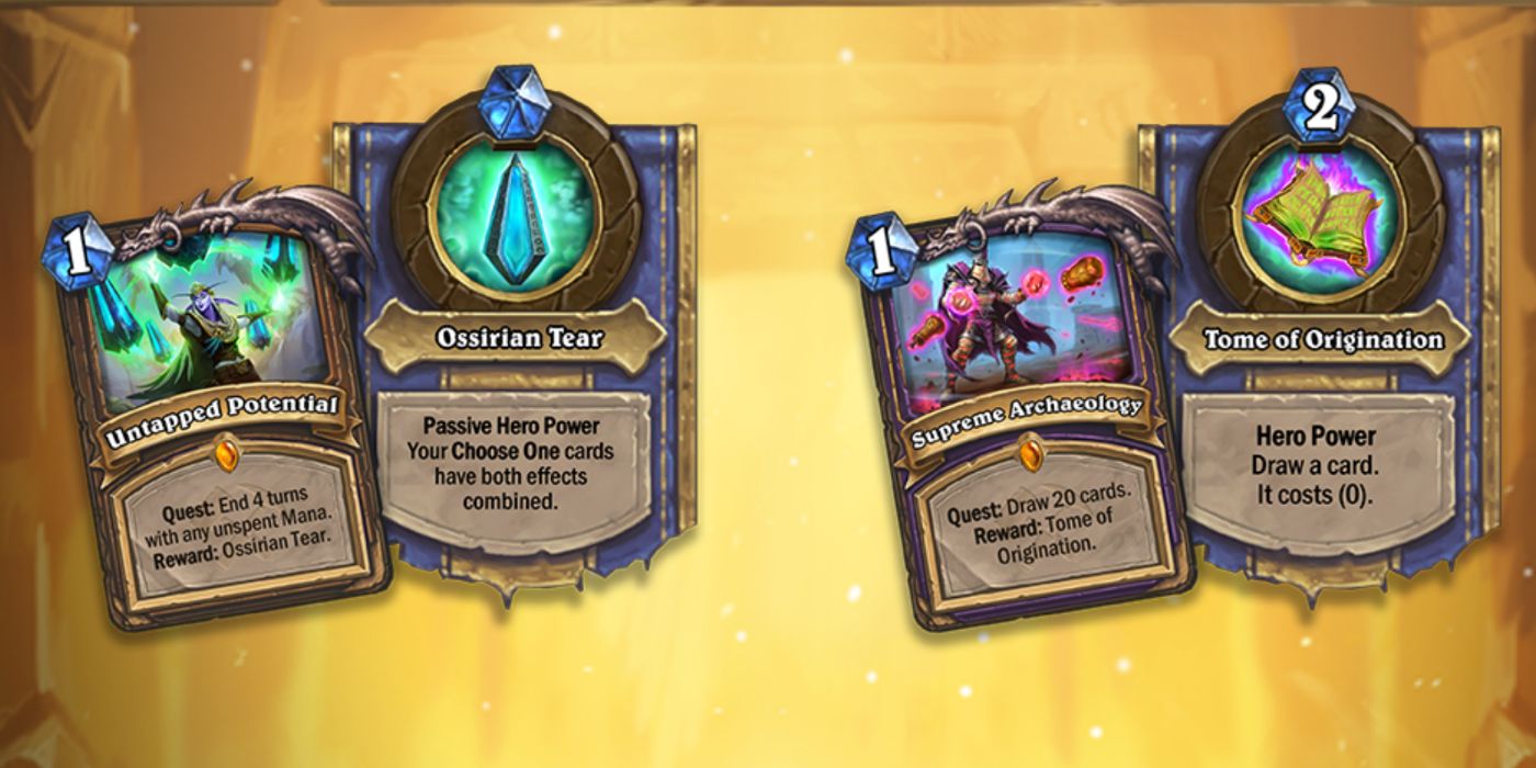 Hearthstone New Quests Saviors of Uldum