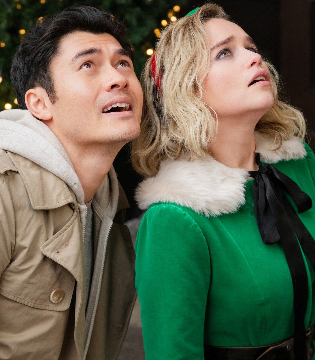 Henry Golding and Emilia Clarke in Last Christmas Vertical