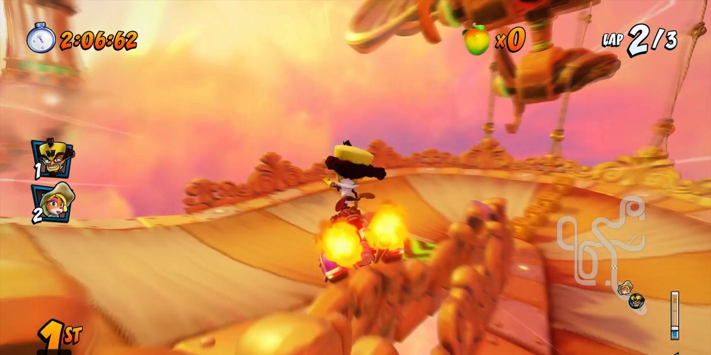 Hot Air Skyway Shortcut 2 Crash Team Racing