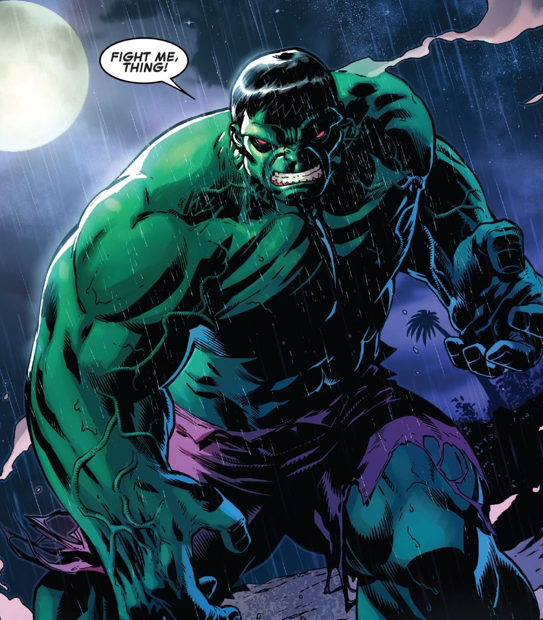 Hulk Threatens Thing Vertical