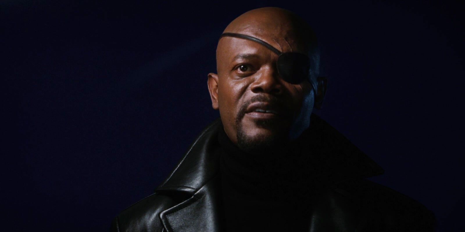 Nick Fury in the post-credits scene of Iron Man