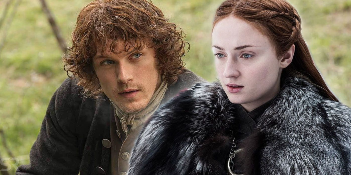 Jamie Fraser in Outlander and Sansa in Game of Thrones