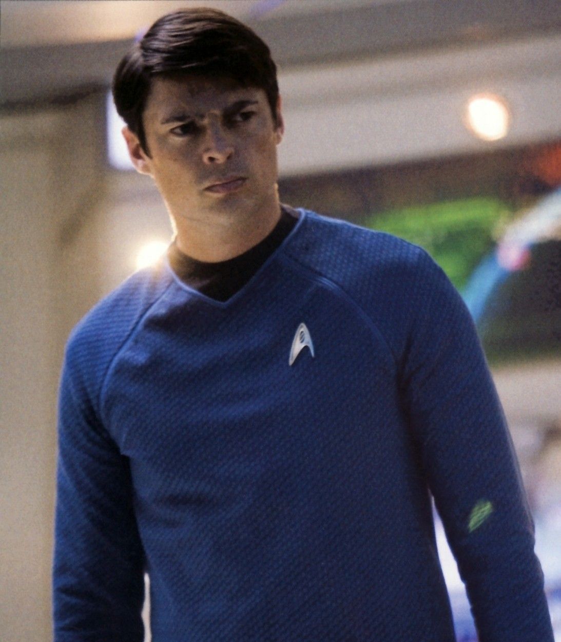 Karl Urban as McCoy in Star Trek vertical