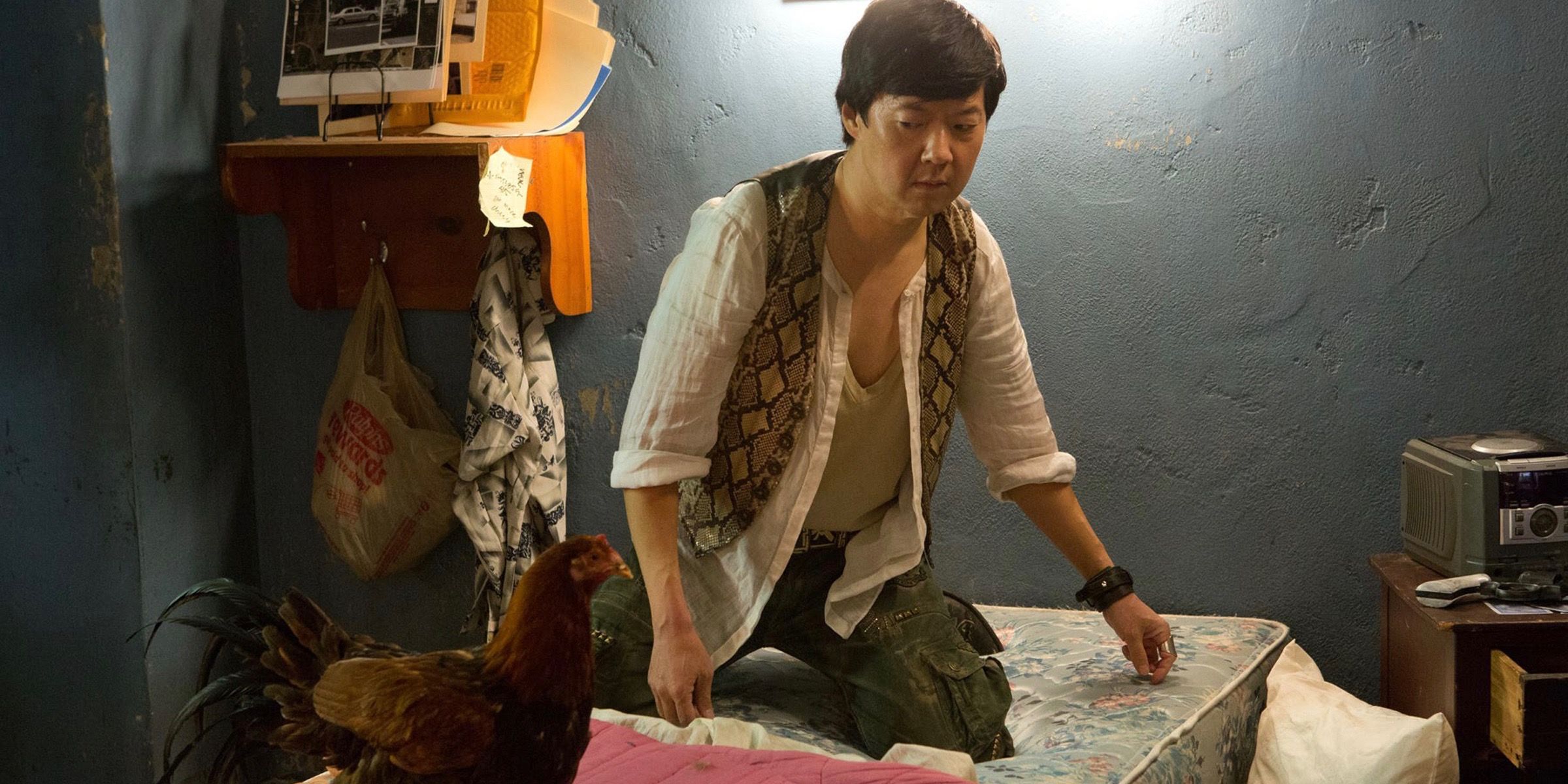 Ken Jeong as Mr Chow with Chicken in The Hangover Part III 3