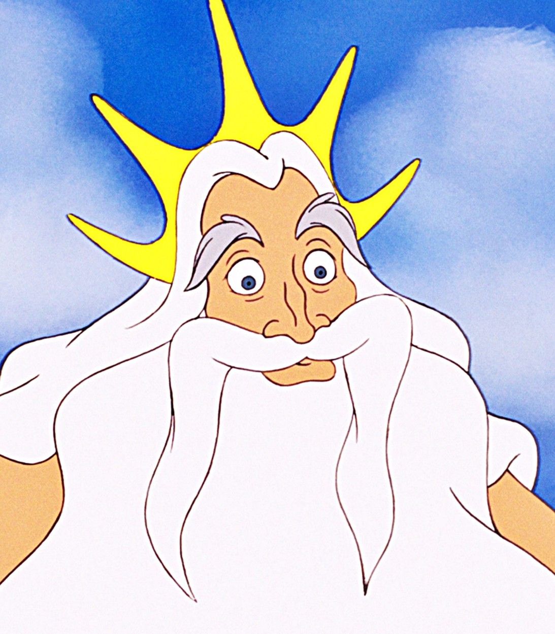 King Triton in The Little Mermaid 1989 Vertical