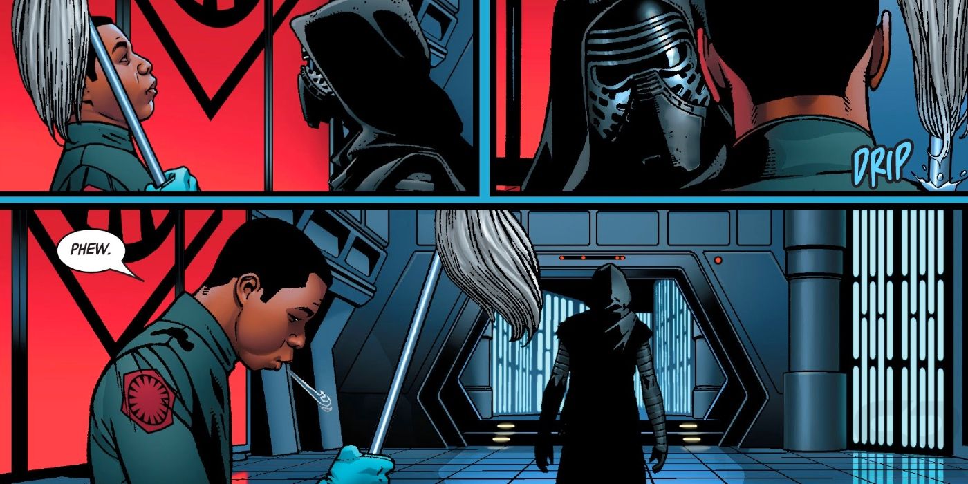 Kylo Ren Meets Finn Star Wars Comic