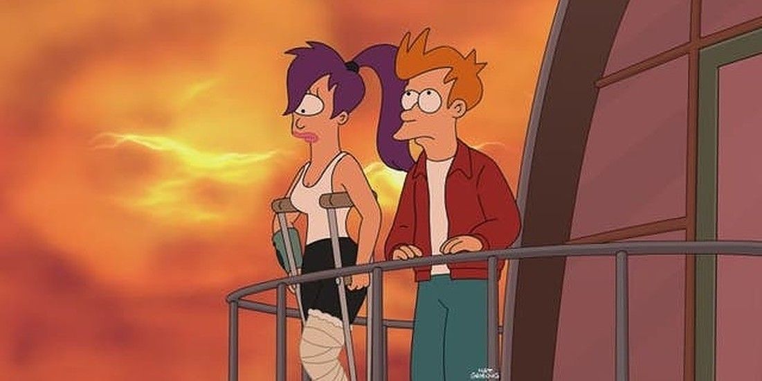 Fry and Leela During 3012