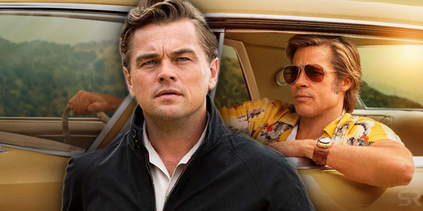 Leonardo DiCaprio and Brad Pitt in Once Upon A Time in Hollywood movie