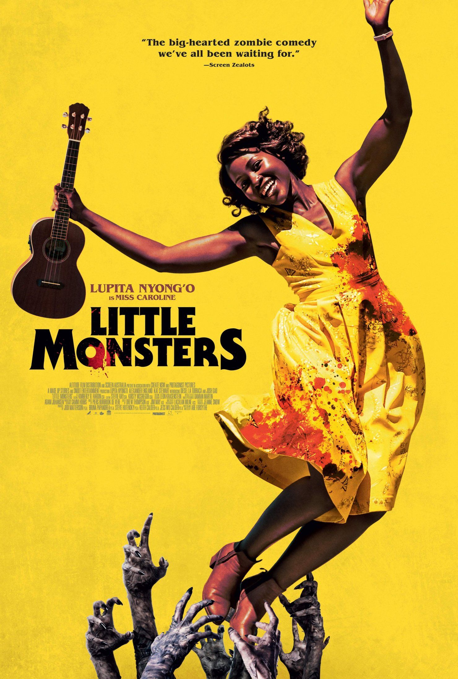 Little Monsters Movie Trailer Lupita Nyong’o Battles Zombies