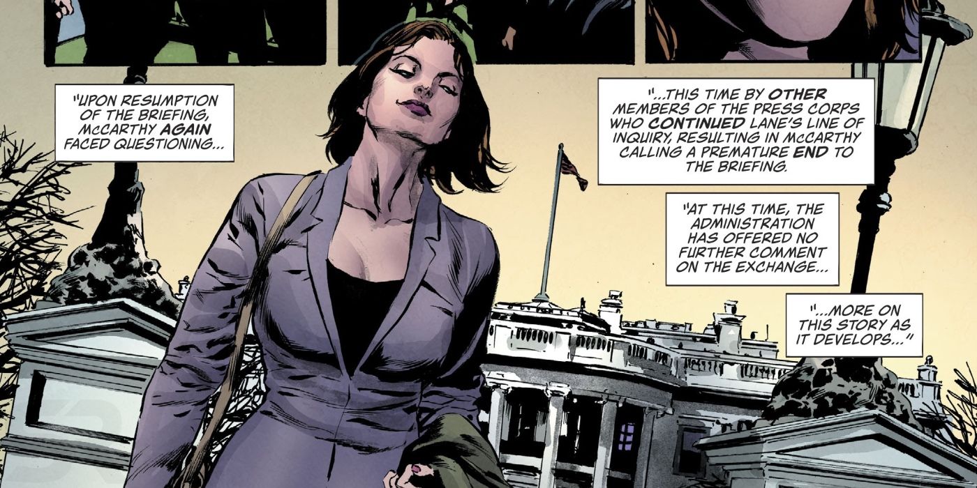 Lois Lane DC Comic White House
