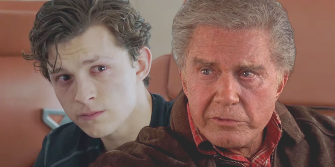 MCU Spider-Man Far From Home next to Uncle Ben Peter Parker