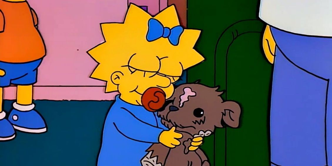 Maggie and Bobo in The Simpsons