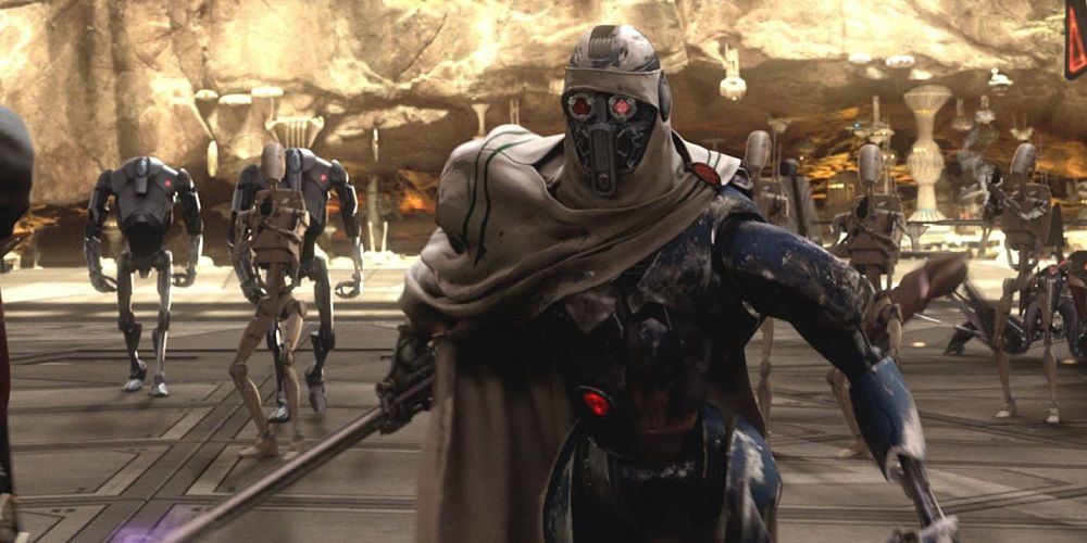 MagnaGuard charges in battle in The Mandalorian