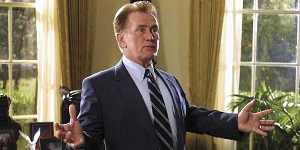 Martin Sheen as President Jed Bartlet in The West Wing