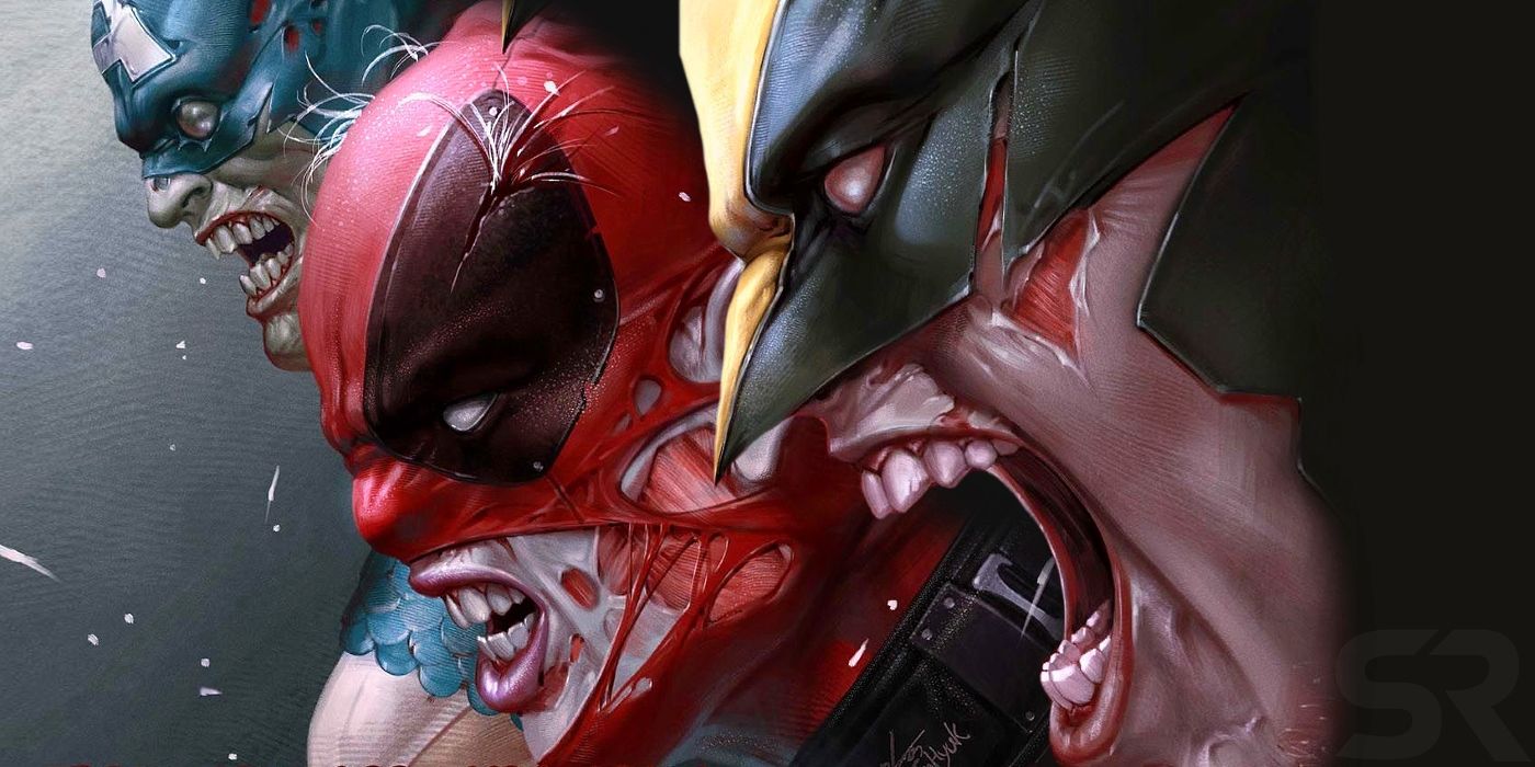 Marvel Zombies Comic Wolverine Deadpool