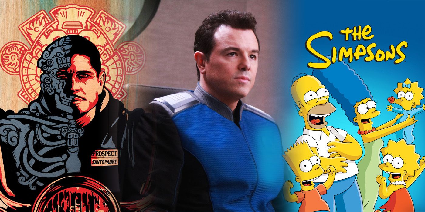 Mayans MC The Orville and The Simpsons