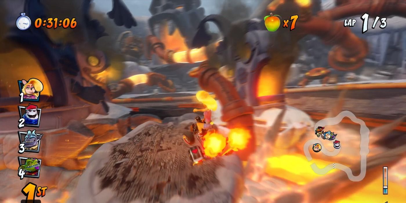 Meteor Gorge Shortcut Crash Team Racing