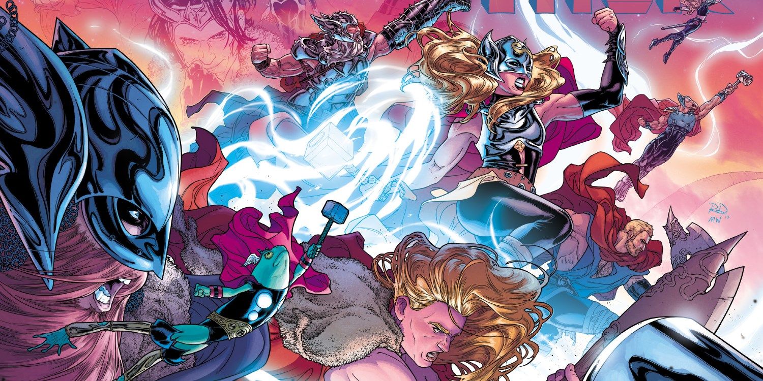Mighty Thor Comic Versions Art