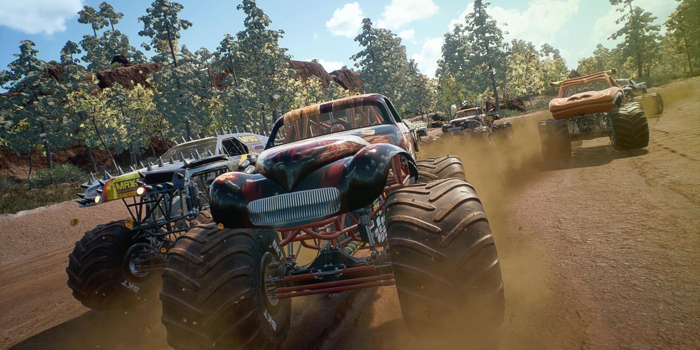 Monster Jam Steel Titans Race
