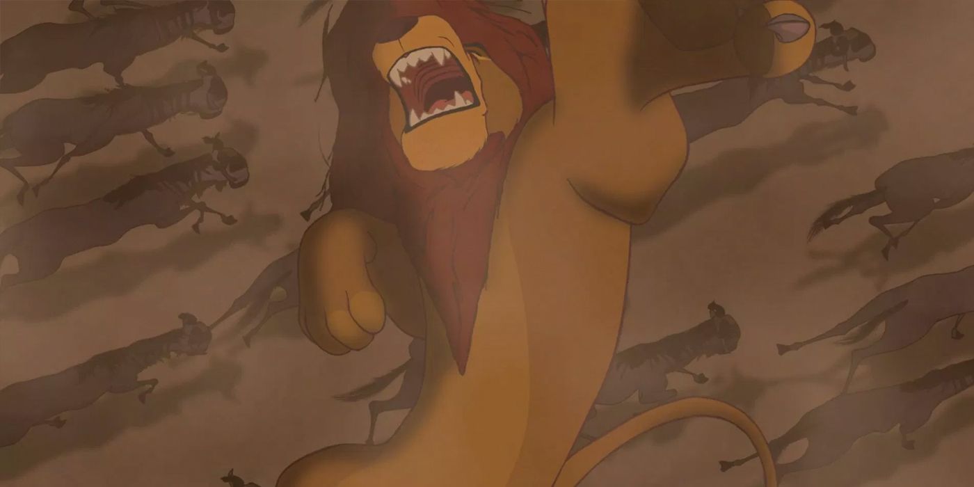 Mufasa Death in The Lion King