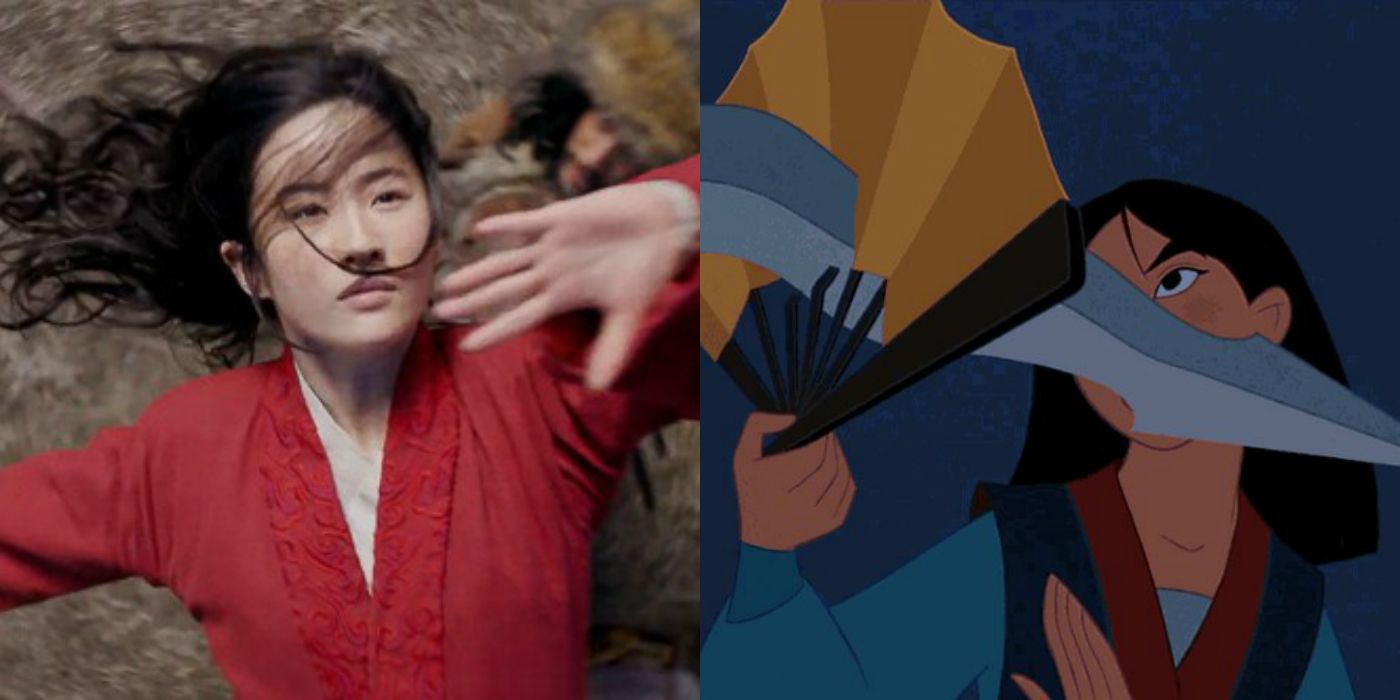 Mulan Trailer Live-Action Animation Battle